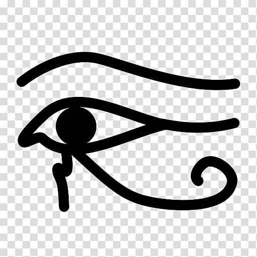 Ancient Egypt Eye of Horus Egyptian hieroglyphs Eye of Ra, Eye transparent background PNG clipart