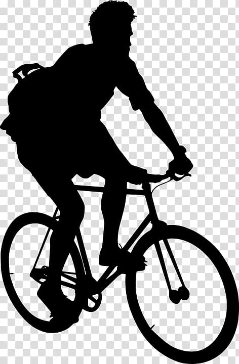 Bicycle BMX Cycling , silhouette bmx transparent background PNG clipart