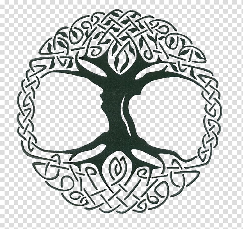 Tree of life Tattoo Celtic knot Celts Celtic sacred trees, tree transparent background PNG clipart