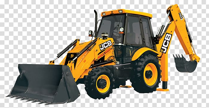 JCB KRISHNA JCB BILASPUR Backhoe loader Heavy Machinery, tractor transparent background PNG clipart