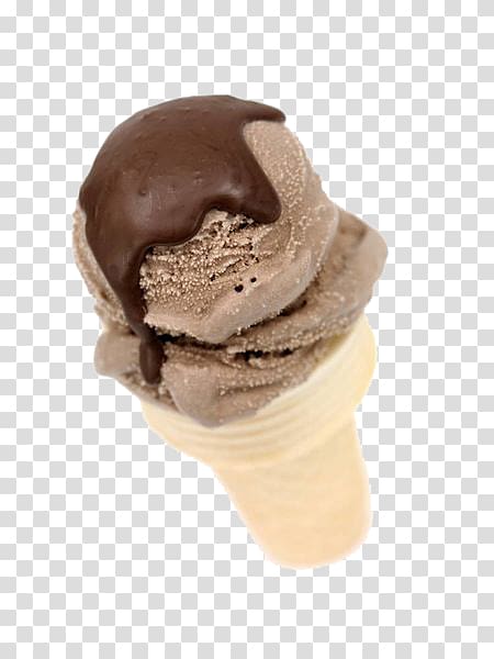 Chocolate ice cream Gelato Ice Cream Cones, Chocolate Ice Cream transparent background PNG clipart