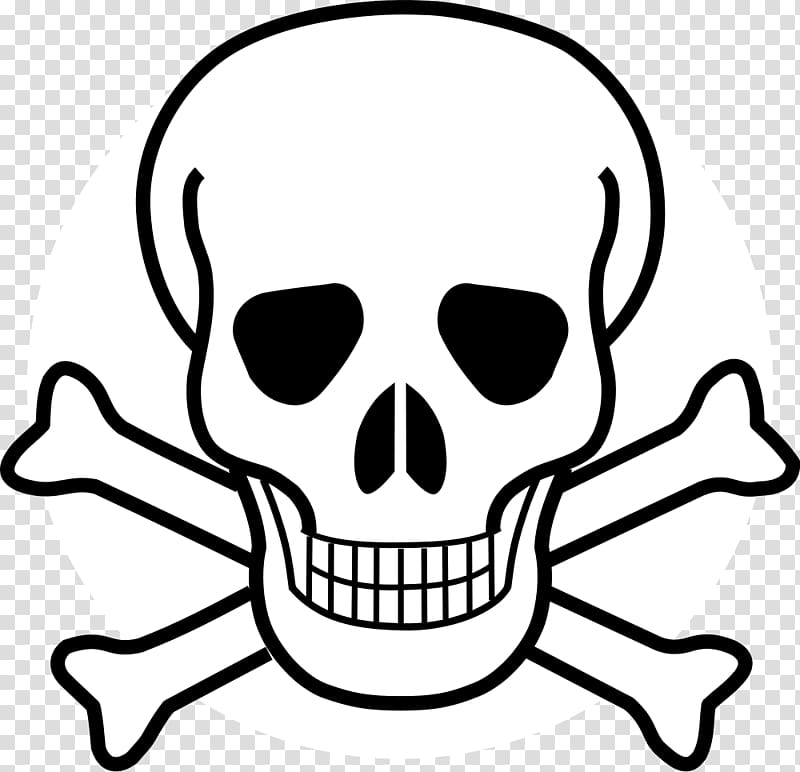 Skull and crossbones Drawing , skulls transparent background PNG clipart