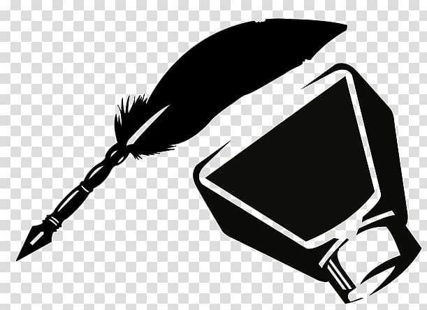 Quill Ink , ink pot transparent background PNG clipart