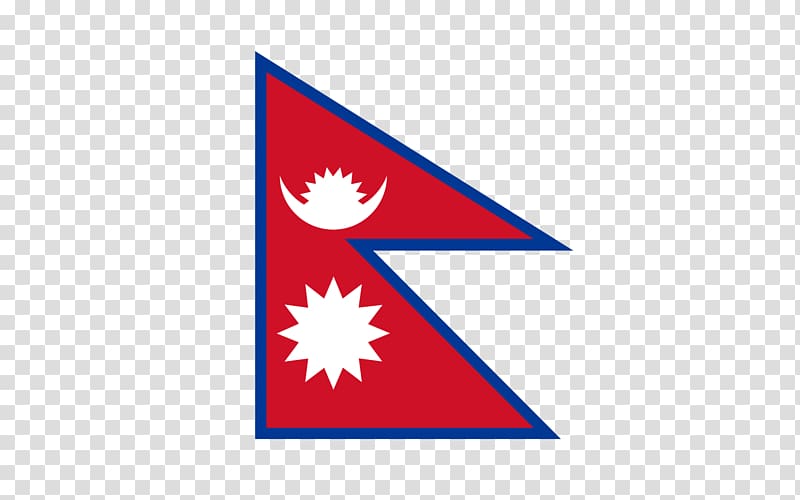 Flag of Nepal National flag Flags of the World, triangular flag transparent background PNG clipart