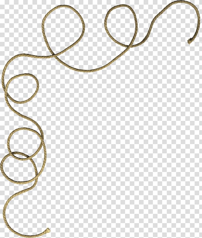 brown rope illustration, Curly Rope transparent background PNG clipart