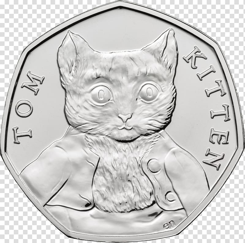 The Tale of Tom Kitten The Tale of Peter Rabbit The Tale of Mr. Jeremy Fisher Royal Mint, BEATRIX POTTER transparent background PNG clipart