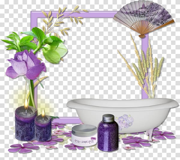 Floral design Bienvenue chez moi Flowerpot Artificial flower, herbs frame transparent background PNG clipart