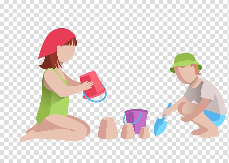 Child Sand Illustration, Family Education Cartoon Patterns transparent background PNG clipart