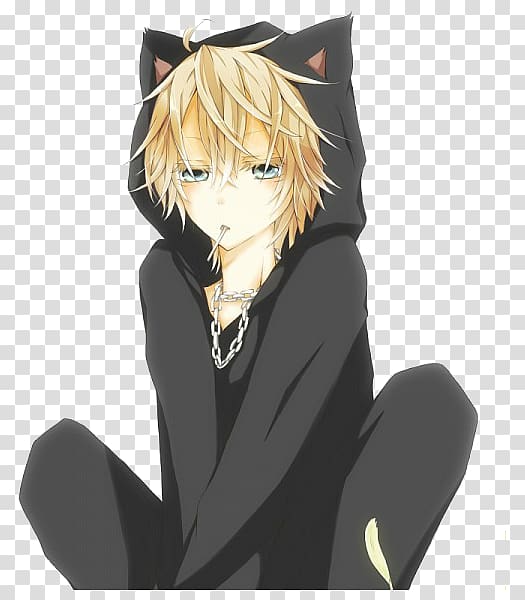 Anime Drawing Catgirl Manga Chibi, Kagamine Rin/Len transparent background PNG clipart