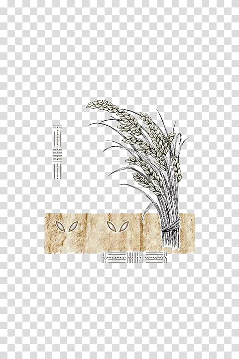 Rice Food grain Icon, Bunch of rice transparent background PNG clipart