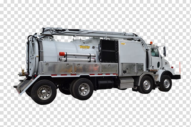 Vacuum truck Excavator Transway Systems Inc Commercial vehicle, truck transparent background PNG clipart