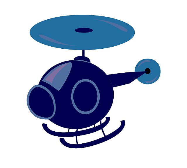 Helicopter Air Transportation Airplane , Funny Helicopter transparent background PNG clipart