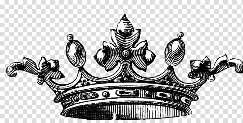 Drawing Crown of Queen Elizabeth The Queen Mother , black and white transparent background PNG clipart