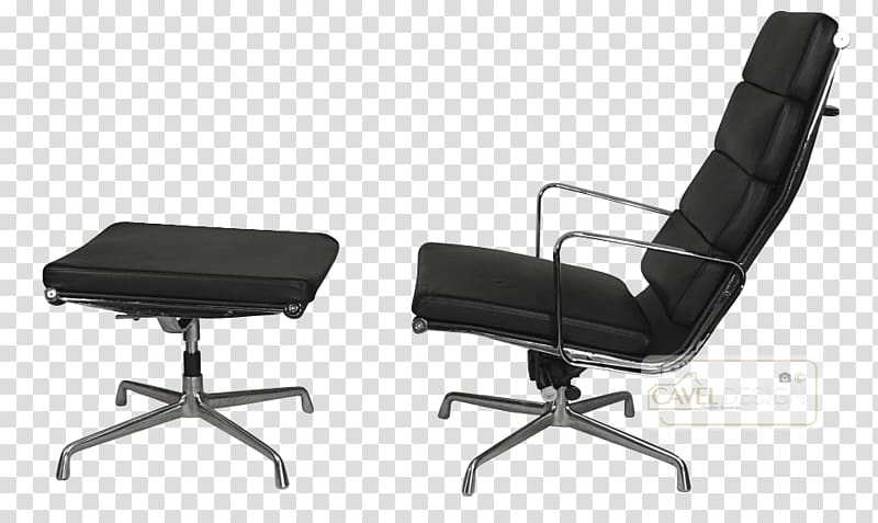 Office & Desk Chairs Eames Lounge Chair Industrial design Charles and Ray Eames, chair transparent background PNG clipart