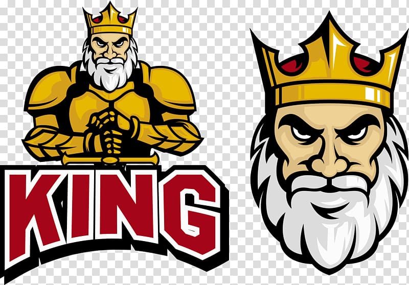 Logo King , European-style hand-painted flat royalty Avatar transparent background PNG clipart