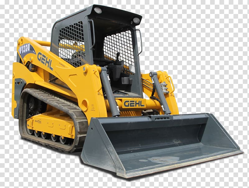 Skid-steer loader Caterpillar Inc. Yanmar Tracked loader, heavy equipment transparent background PNG clipart