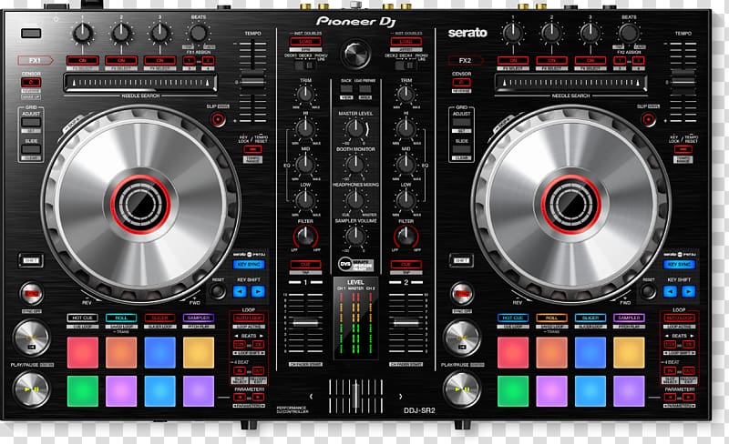 DJ controller Pioneer DJ Pioneer DDJ-SR Disc jockey Audio Mixers, others transparent background PNG clipart