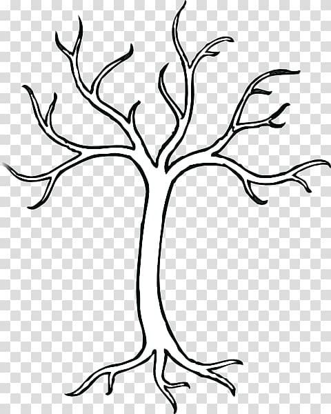 tree illustration, Tree Trunk Drawing , Cartoon Tree Roots transparent background PNG clipart