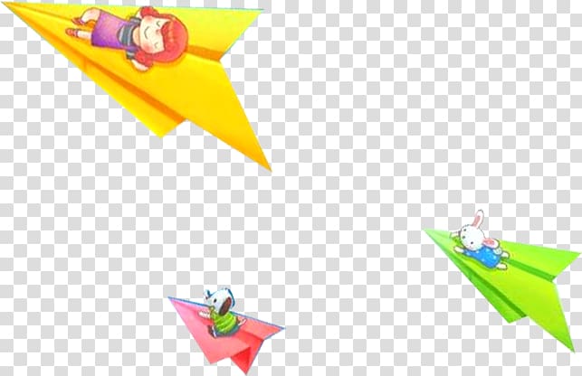 Paper plane Airplane, Cartoon paper airplane, airplane, creative Taobao transparent background PNG clipart