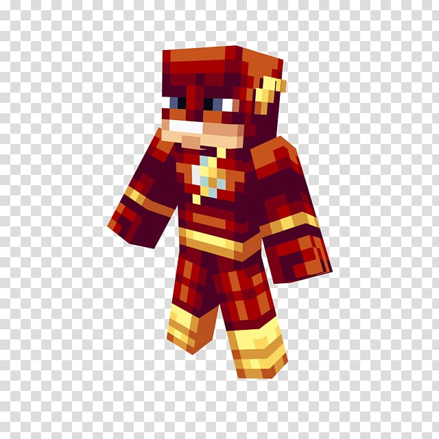 Minecraft Flash Theme Animation, skin transparent background PNG clipart