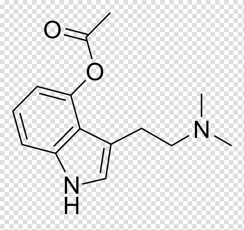 O-Acetylpsilocin N,N-Dimethyltryptamine 4-HO-MET 4-Acetoxy-MET Acetoxy group, structural formula transparent background PNG clipart