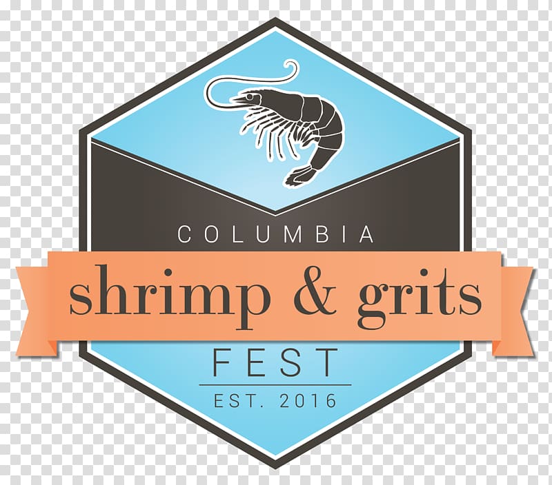 Shrimp and grits Logo Brand, 1st annual transparent background PNG clipart