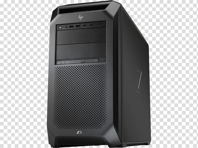 Hewlett-Packard HP Z8 G4 Workstation Xeon Multi-core processor, hewlett-packard transparent background PNG clipart