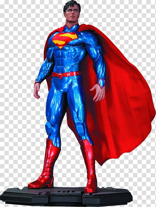 Superman Clark Kent Batman Statue The New 52, little superman transparent background PNG clipart