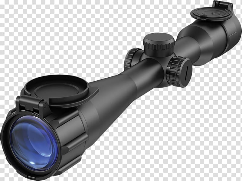 Telescopic sight Light Telescope Optics, Sniper rifle sight transparent background PNG clipart