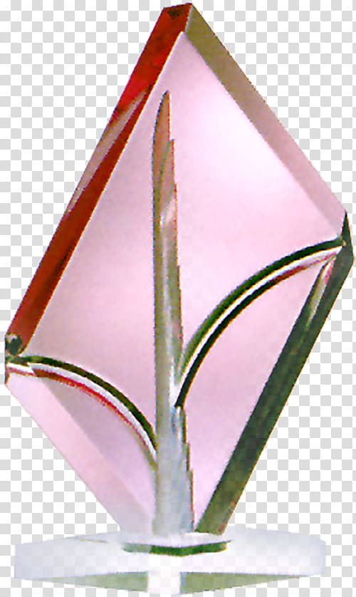 Trophy Glass Cup Crystal, Bright pink glass transparent background PNG clipart