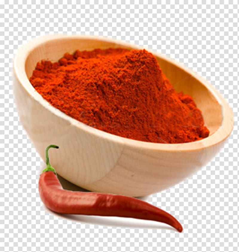 chili powder and brown bowl, Chili powder Chili pepper Spice mix Garam masala, Red chilli transparent background PNG clipart
