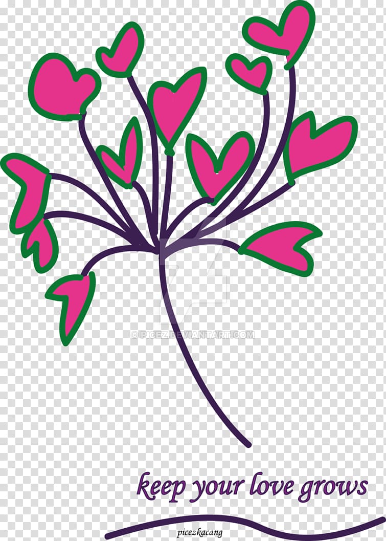 Floral design Leaf Petal Plant stem, love typo transparent background PNG clipart