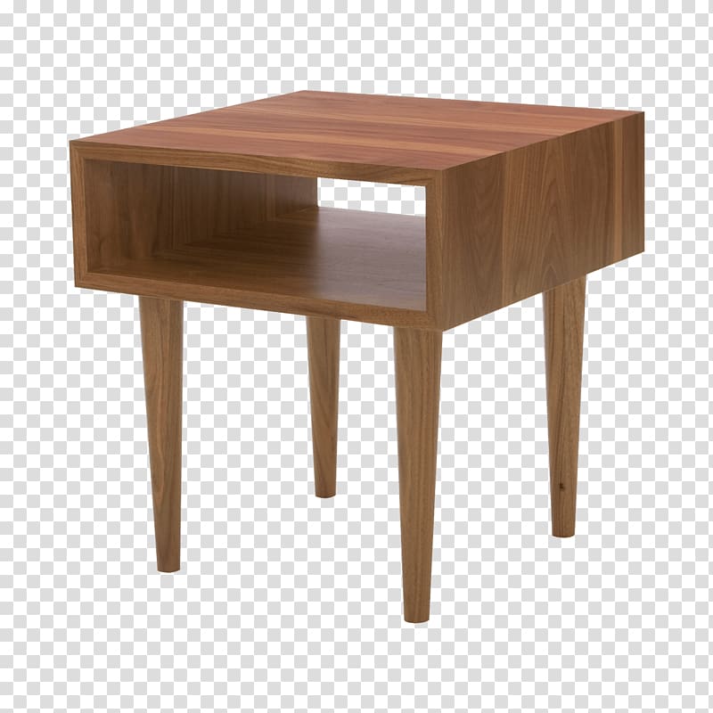 Bedside Tables Coffee Tables Furniture Dining room, walnut transparent background PNG clipart