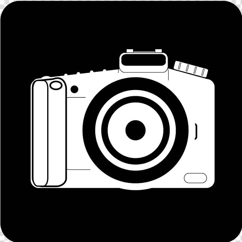 Camera Black and white , camera lens transparent background PNG clipart