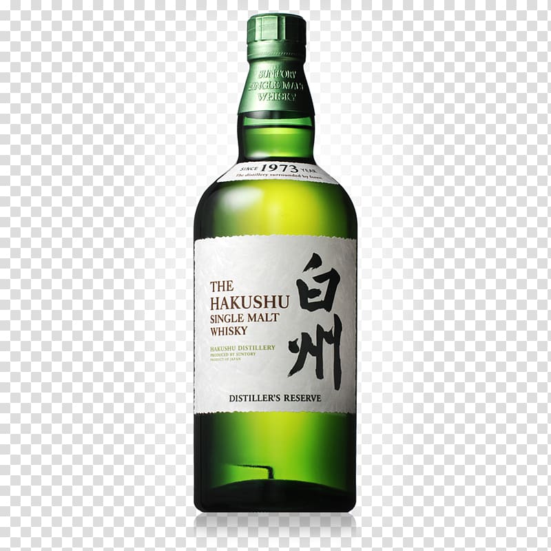 Yamazaki distillery Hakushu distillery Single malt whisky Japanese whisky Whiskey, bottle transparent background PNG clipart