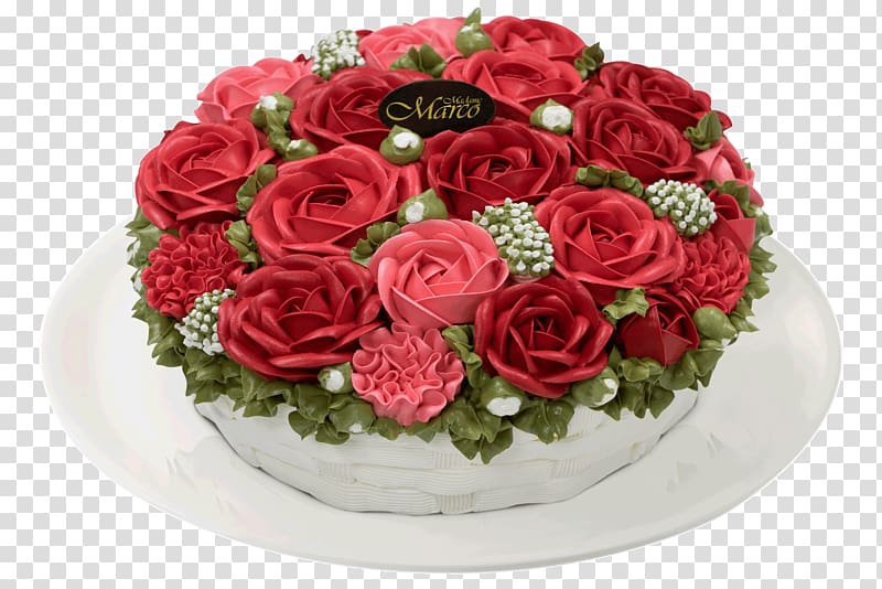 Garden roses Buttercream Cake decorating Floral design Cut flowers, ิbakery transparent background PNG clipart