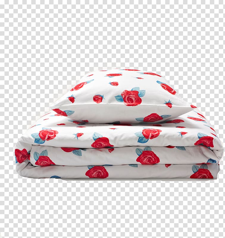 Pillow Bed Blanket Quilt, Rose Quilt transparent background PNG clipart