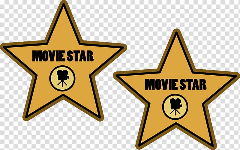 Movie Star logo collage illustration, Hollywood Walk of Fame Hollywood Stars Movie star , hollywood transparent background PNG clipart