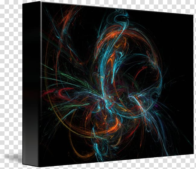 Modern art Fractal art Teal Graphic design, FIRE DANCE transparent background PNG clipart