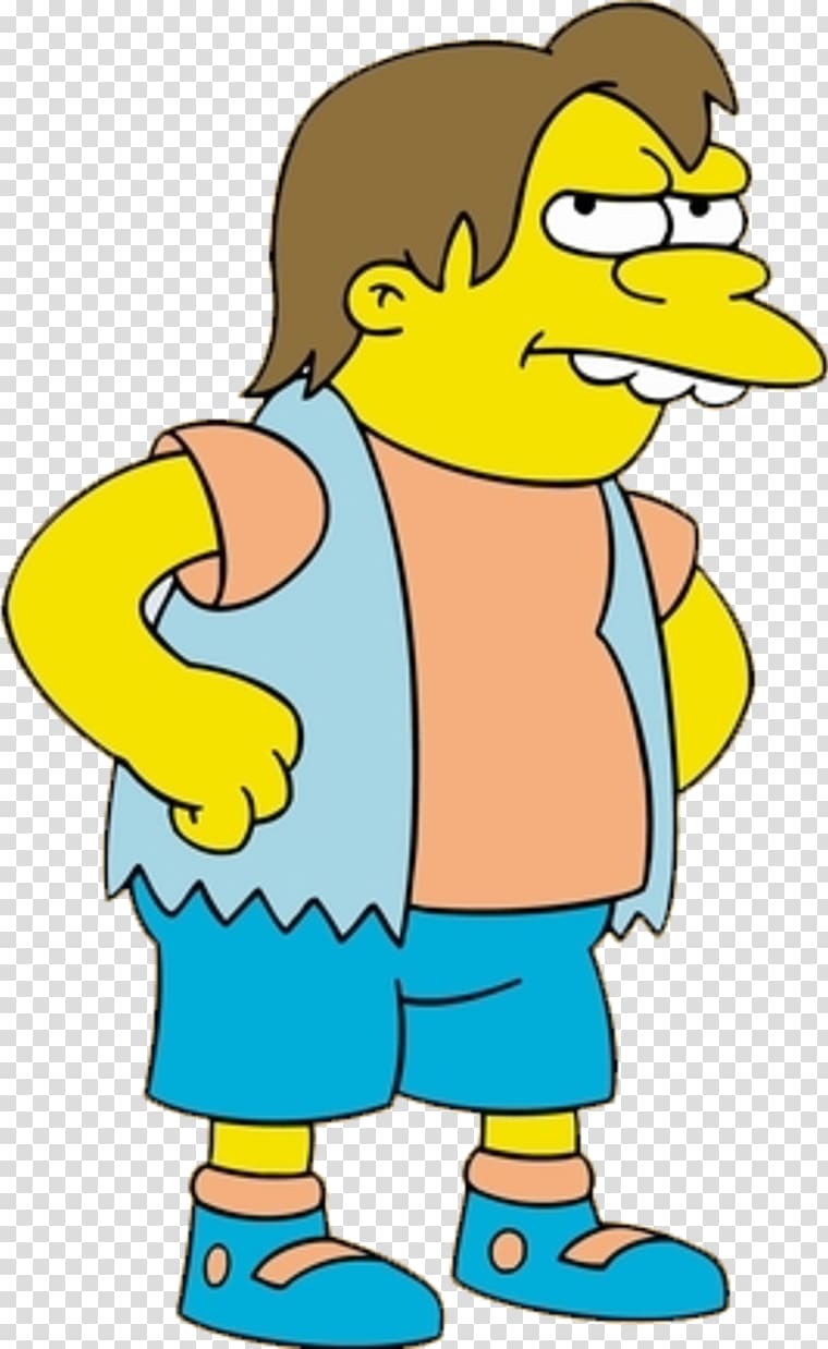 The Simpsons: Tapped Out Nelson Muntz Milhouse Van Houten Bart Simpson Marge Simpson, simpsons transparent background PNG clipart
