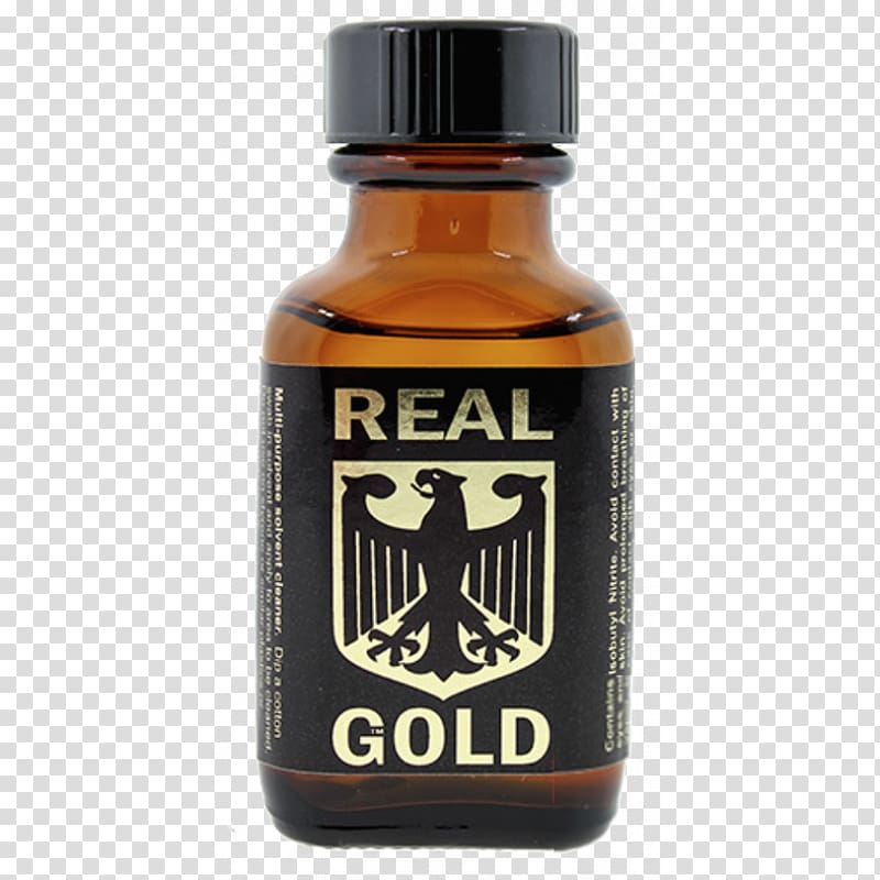 Poppers Amyl nitrite Alkyl nitrites Isobutyl nitrite, gold transparent background PNG clipart