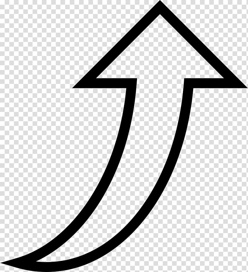 Arrow Computer Icons Curve , Arrow transparent background PNG clipart