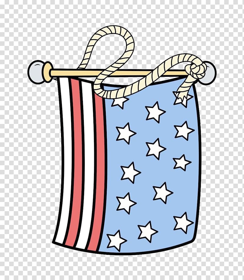 Flag of the United States Painting, Hand-painted flag transparent background PNG clipart