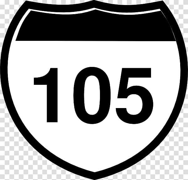 Interstate 110 and State Route 110 Interstate 105 US Interstate highway system Interstate 35, others transparent background PNG clipart