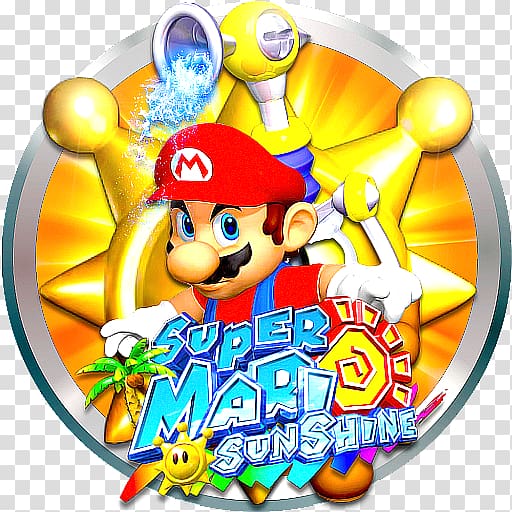 Super Mario Sunshine Super Mario Bros. GameCube Super Mario 64, sunshine transparent background PNG clipart