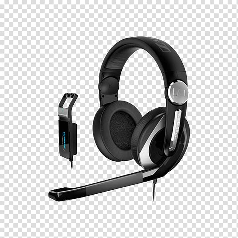 Microphone Headphones Headset Sennheiser PC 333D, microphone transparent background PNG clipart