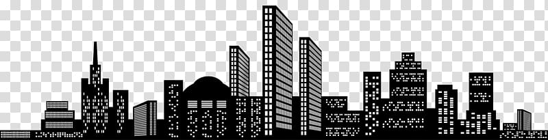city building , Cityscape Skyline Silhouette , city transparent background PNG clipart