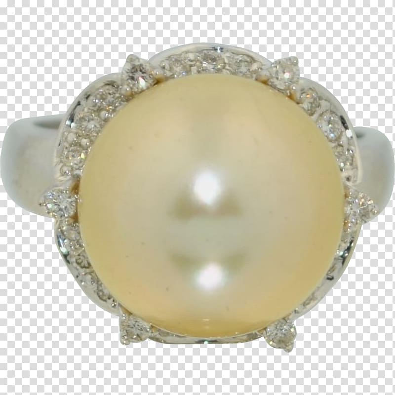 Pearl Earring Jewellery Crown, ring transparent background PNG clipart