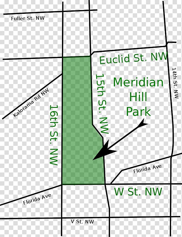 Meridian Hill Park Urban park Map Location, park transparent background PNG clipart