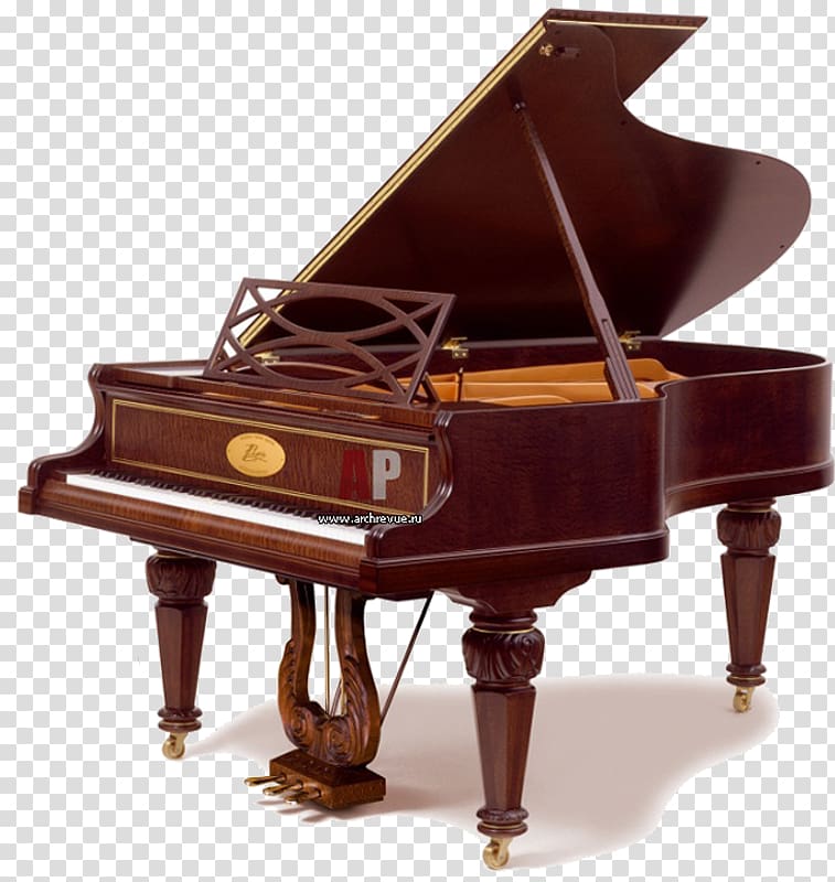 Grand piano Blüthner Bösendorfer Karl Rönisch, piano transparent background PNG clipart